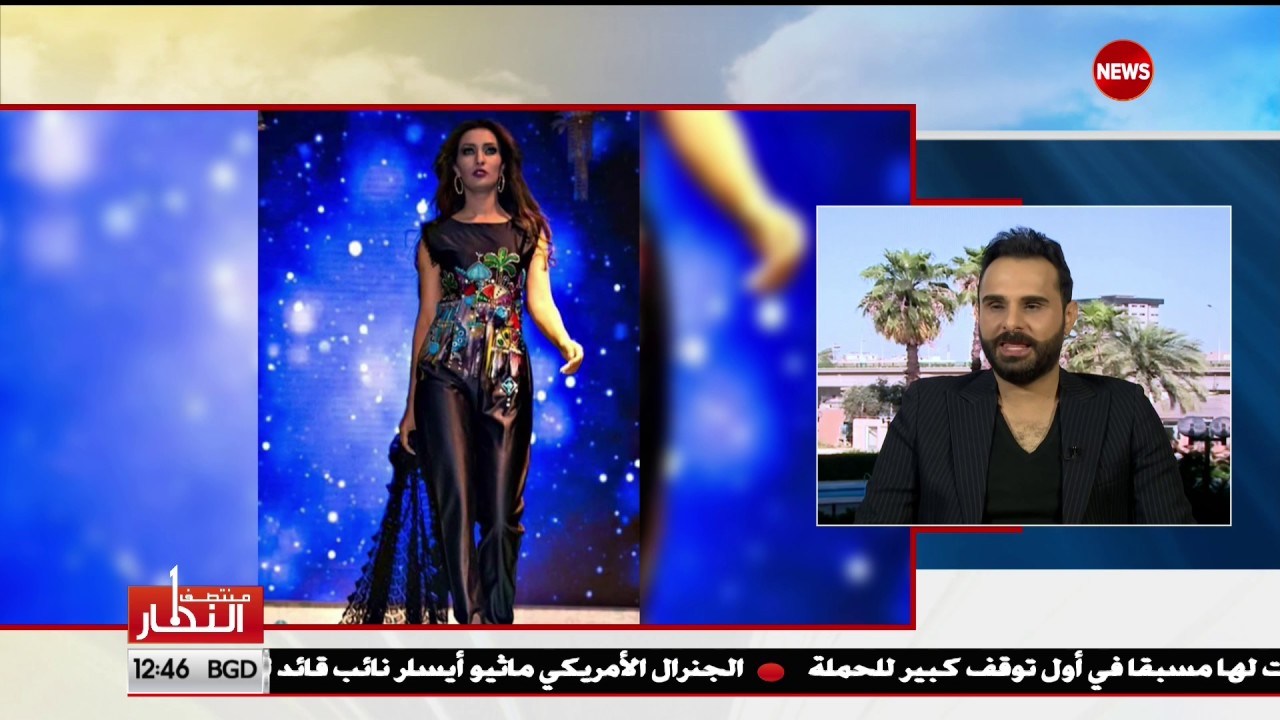 مصمم الازياء سيف العبيدي على قناه الشرقيه.....