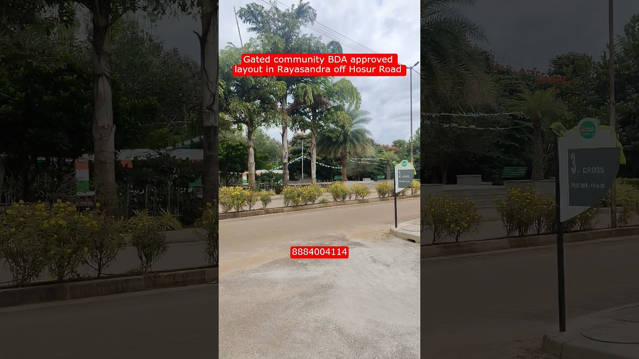 BDA Plots for Sale in Gated community Off Sarjapur road Bangalore #forsale #bdaplots