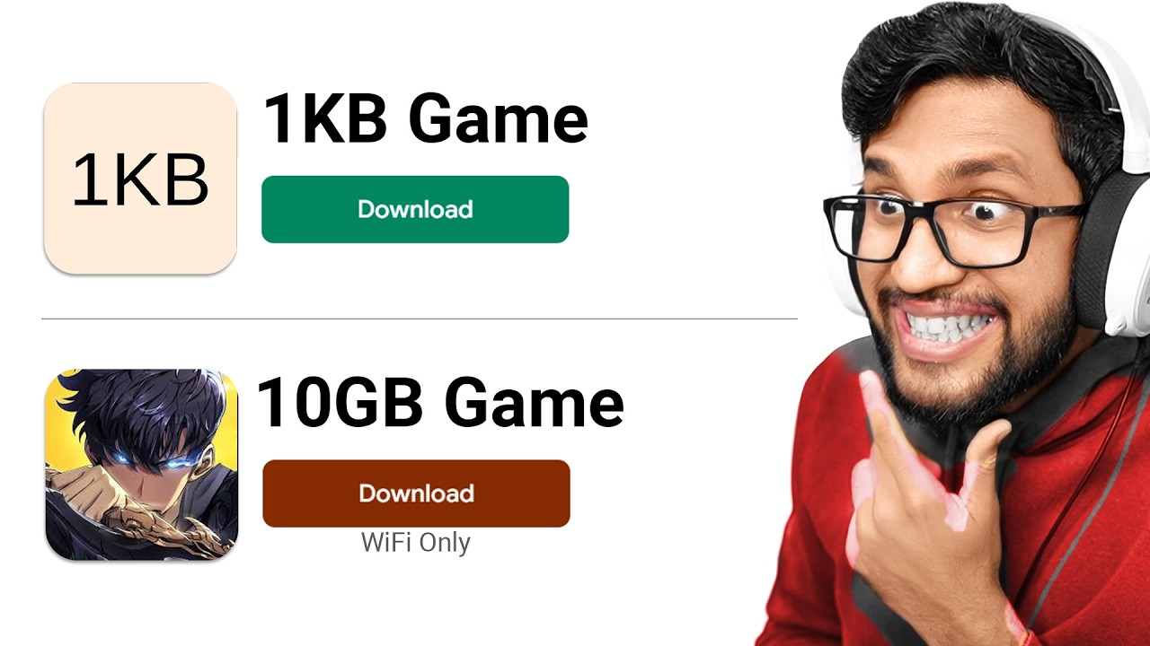 1KB, 1MB, 10MB, 100MB, 1GB, 10GB ANDROID GAMES