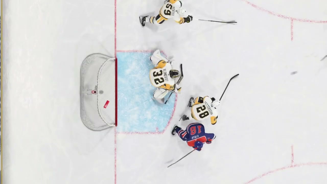 NHL 24 (Oilers Franchise Mode) Penguins @ Oilers-Blomqvist Blocks McDavid & Hyman