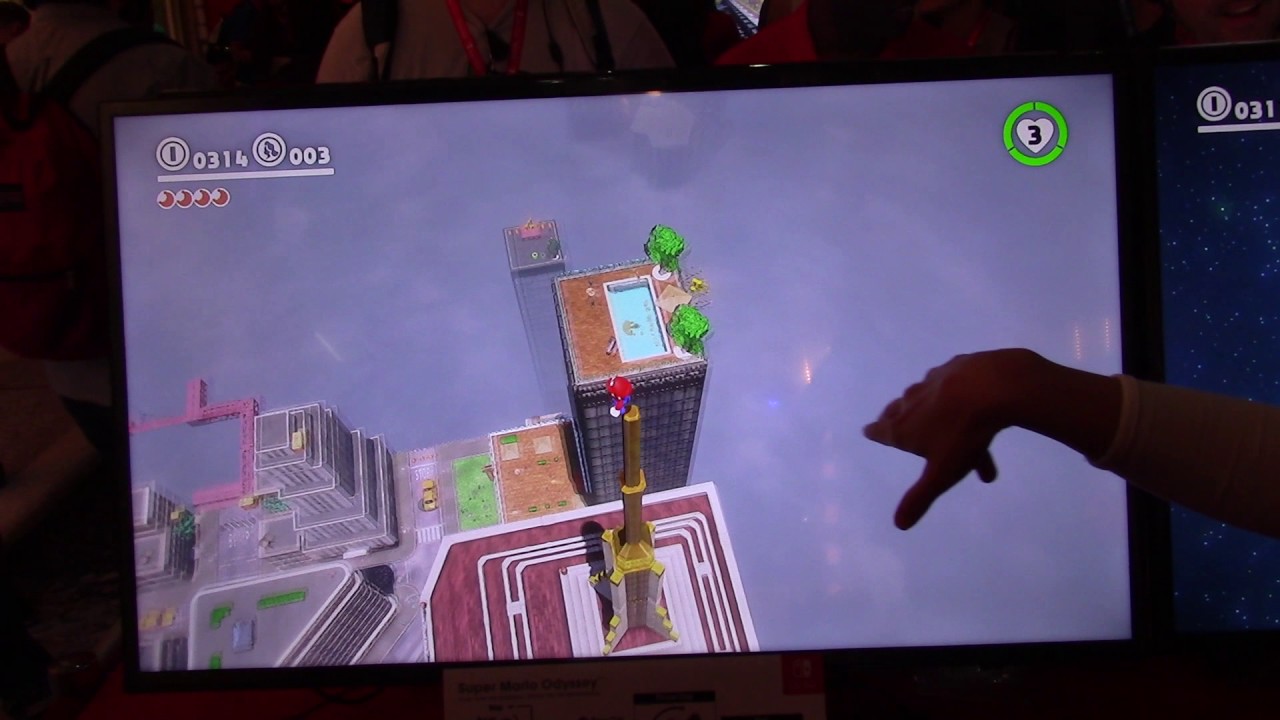 Super Mario Odyssey - Finding Captain Toad & Obtaining 9 Moons in New Donk City! (E3 2017)