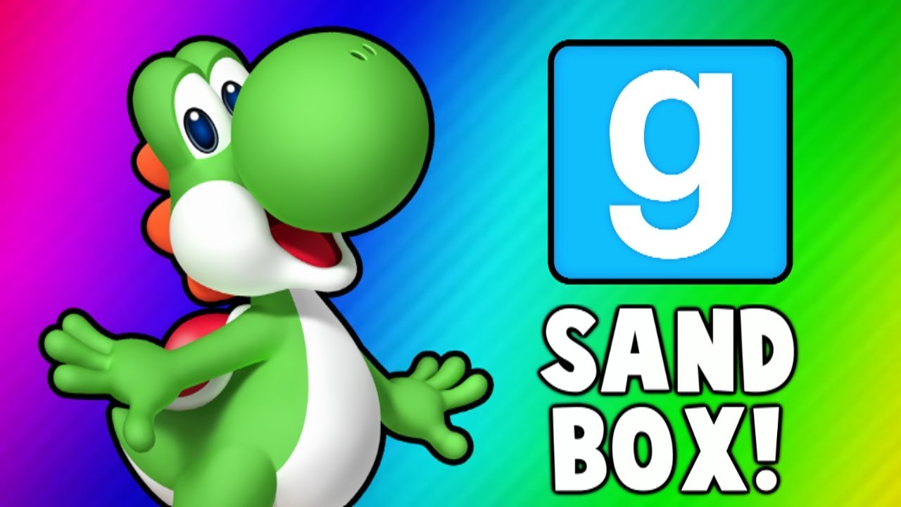 Gmod Sandbox Funny Moments - Banana Bus Dance, Boxing Arena, Yoshi Player Model (Garry's Mod)