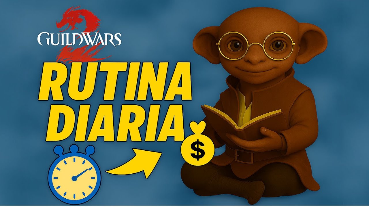Guild Wars 2 ⚡ Mi rutina diaria para farmear oro sin perder tiempo 💸