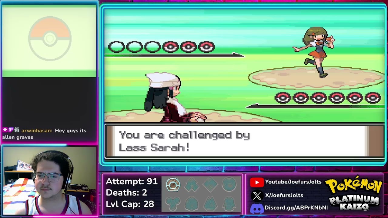 LATE NIGHT PK VIBES. Platinum Kaizo HC Nuzlocke VOD