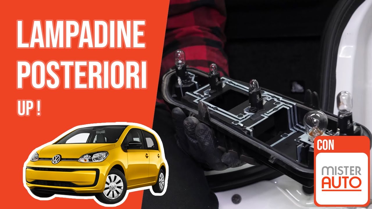 Cambio lampadine posteriori Volkswagen Up! 💡