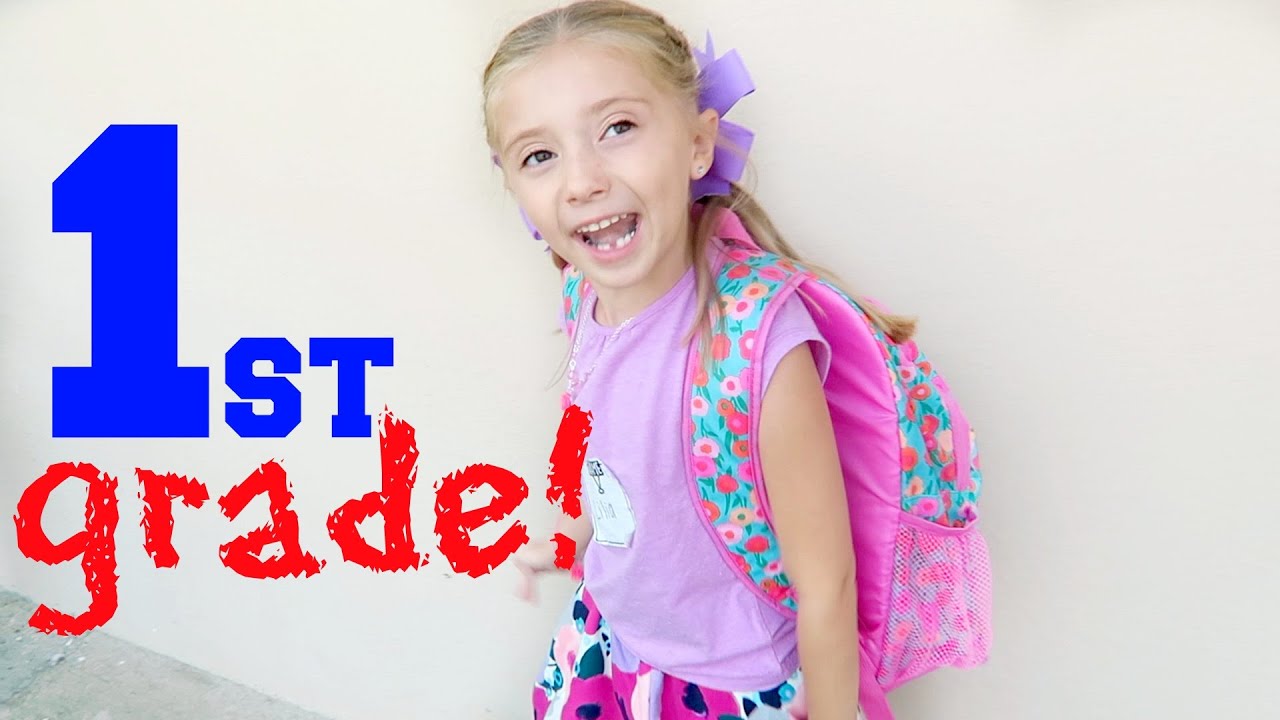 FIRST DAY OF 1ST GRADE!