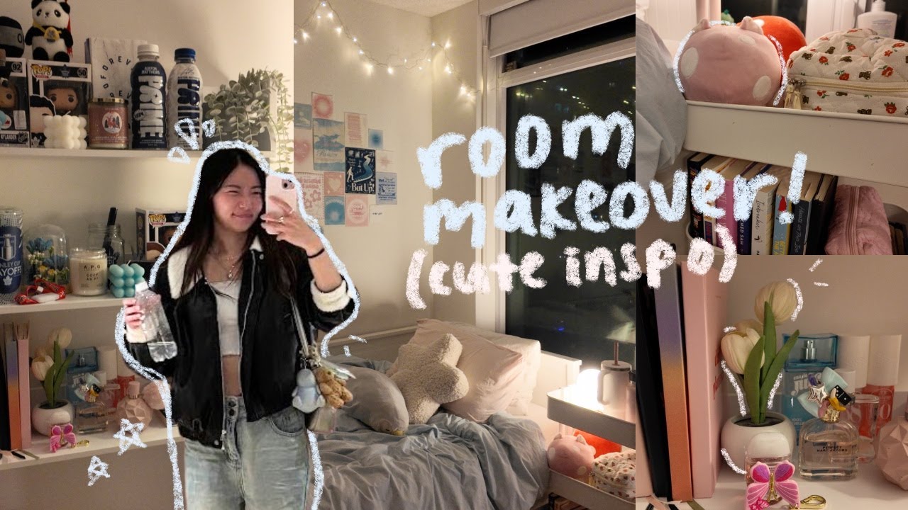 cozy room makeover | cute inspo, new bed & pinterest aesthetic ⋅˚₊‧ 𐙚 ‧