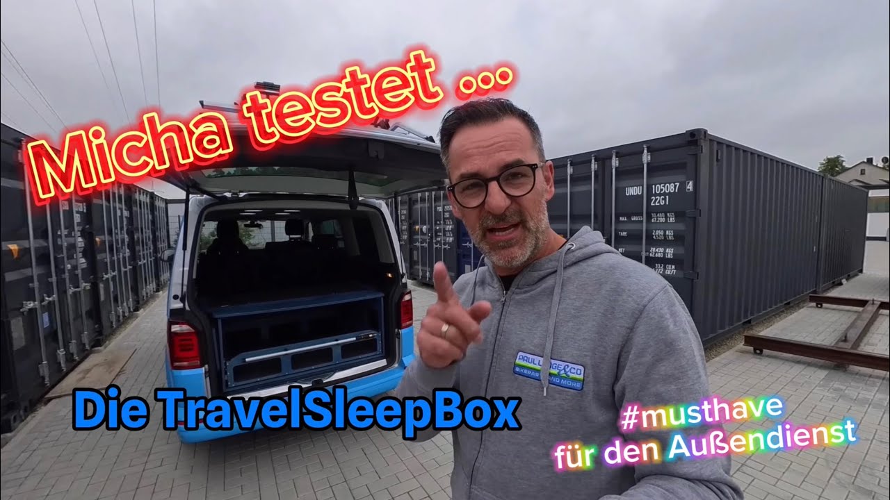 Micha testet … Die TravelSleepBox, ein#musthave für jeden Außendienstler, der Ordnung im Auto möchte