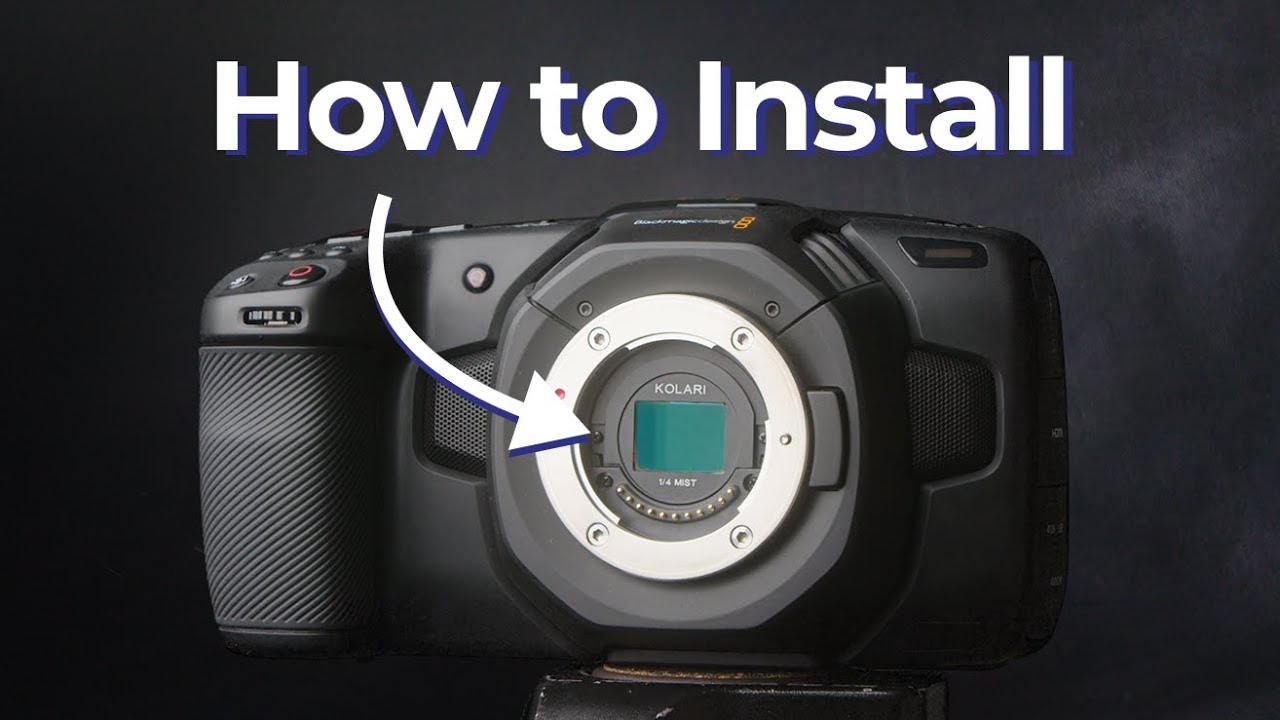 Kolari Magnetic Clip-in Filter For BMPCC 4K | Installation Tutorial