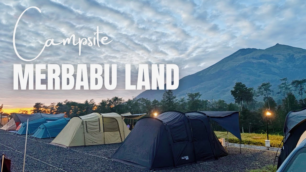 CAMPING KELUARGA DI MERBABU LAND I CAMPING VIEW GUNUNG MERBABU I ALLTREK ECLIPTA BLACK