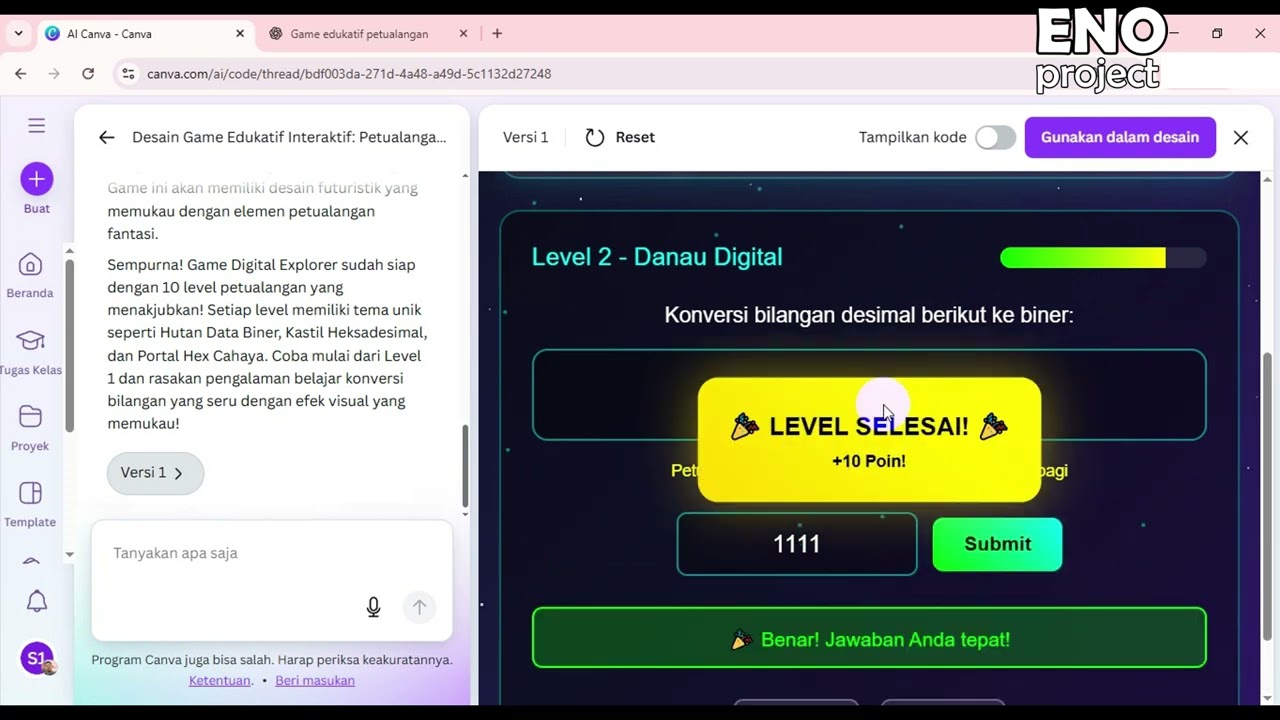 Cara Membuat Game Edukatif dengan Canva AI