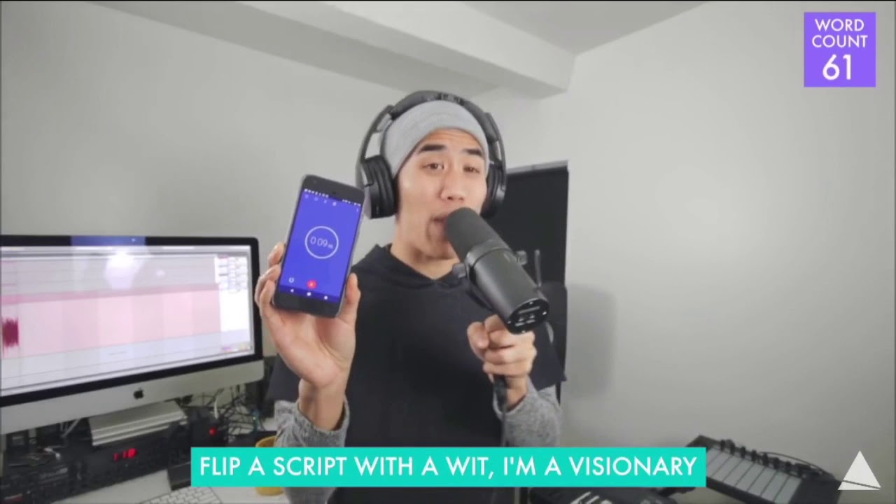 Fast raps: 300, 301, and 302 words in 50 sec