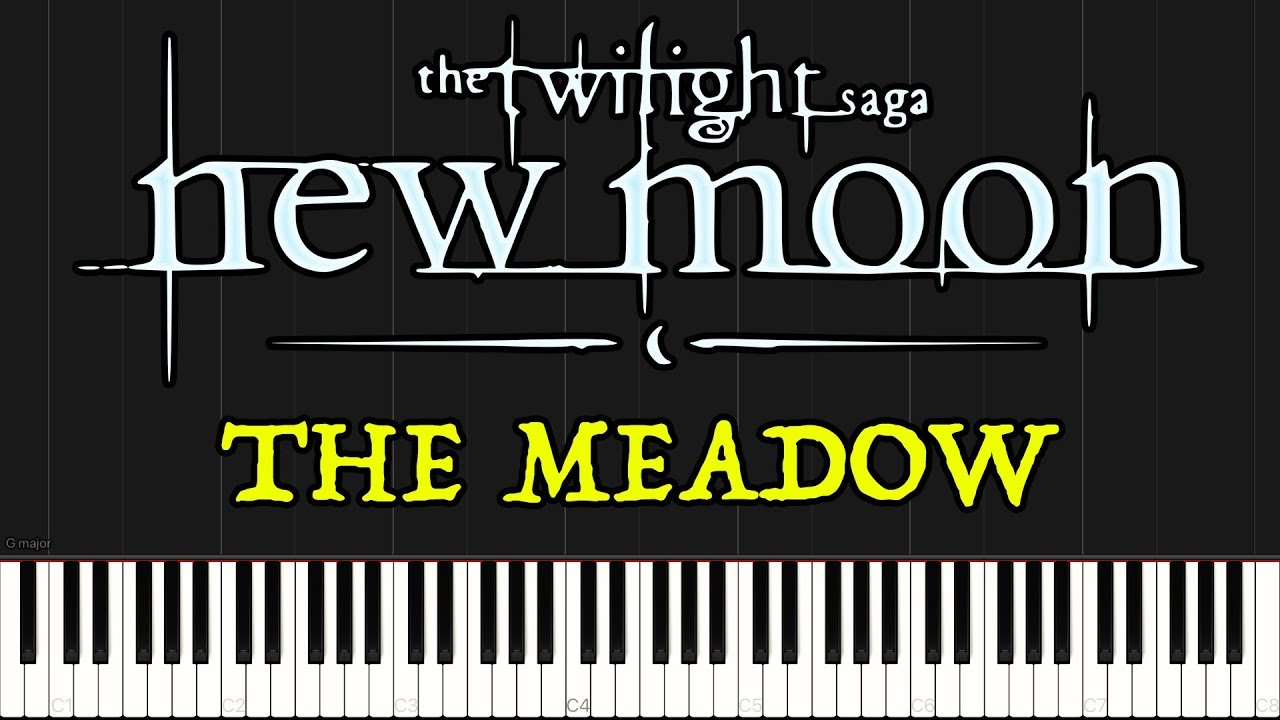 The Twilight Saga: New Moon - The Meadow | Alexandre Desplat (Piano Tutorial Synthesia)