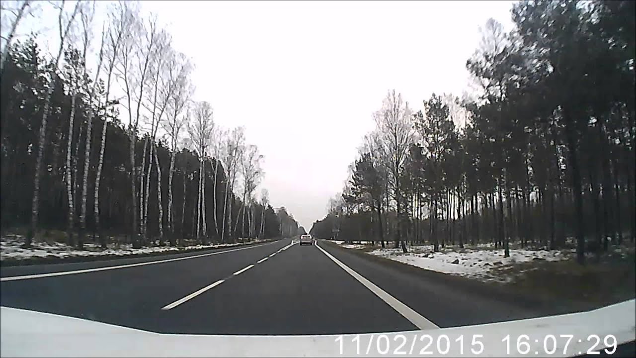 wyprzedzanie na powierzchni wyłączonej z ruchu DK10 Toruń -Warszawa