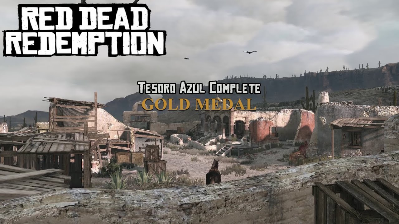 Red Dead Redemption - Tesoro Azul Challenge [Gold Medal] (HD,60fps)