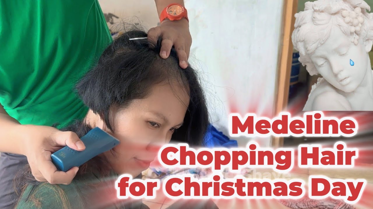 [FREE VIDEO] Medeline Pangkas Rambut Saat Natalan..😱😱😱