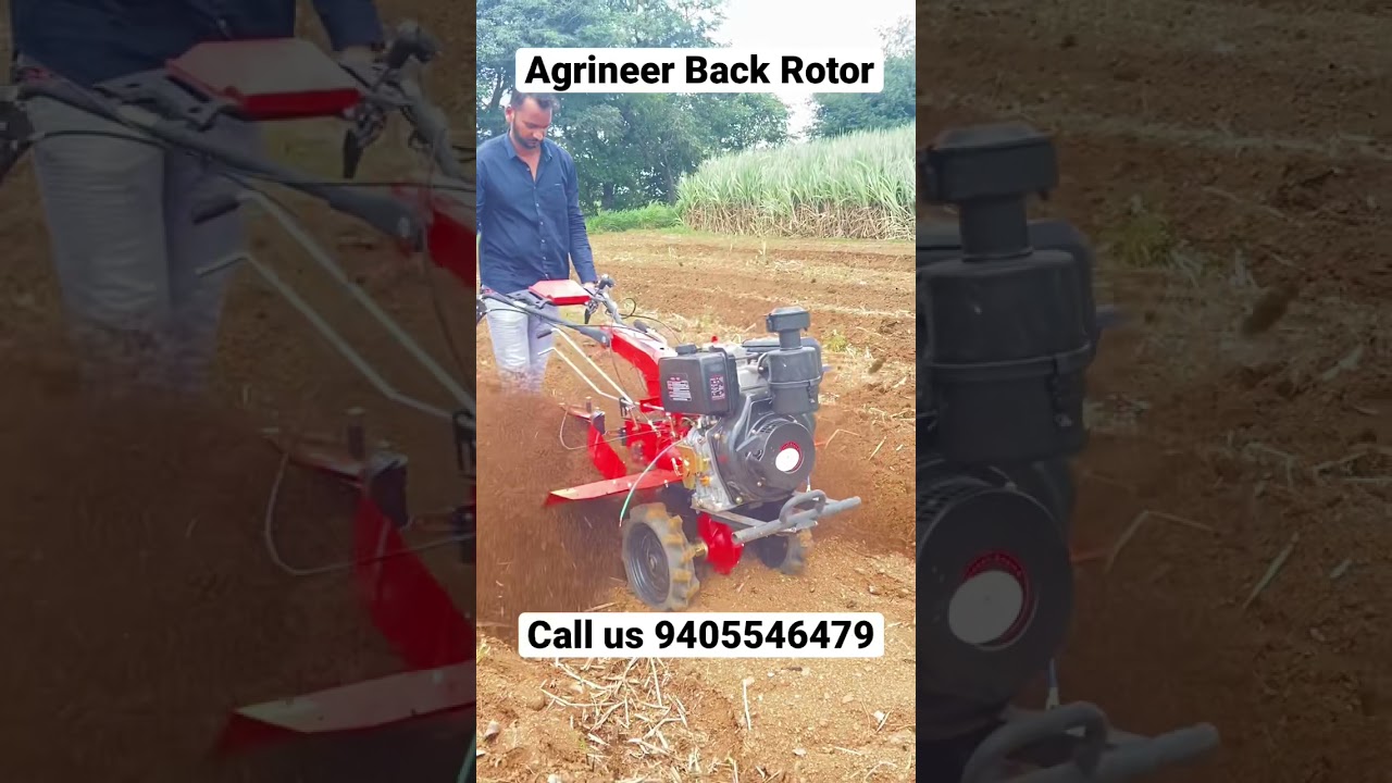Back Rotor | Power Weeder | Agrineer Agro Machinery