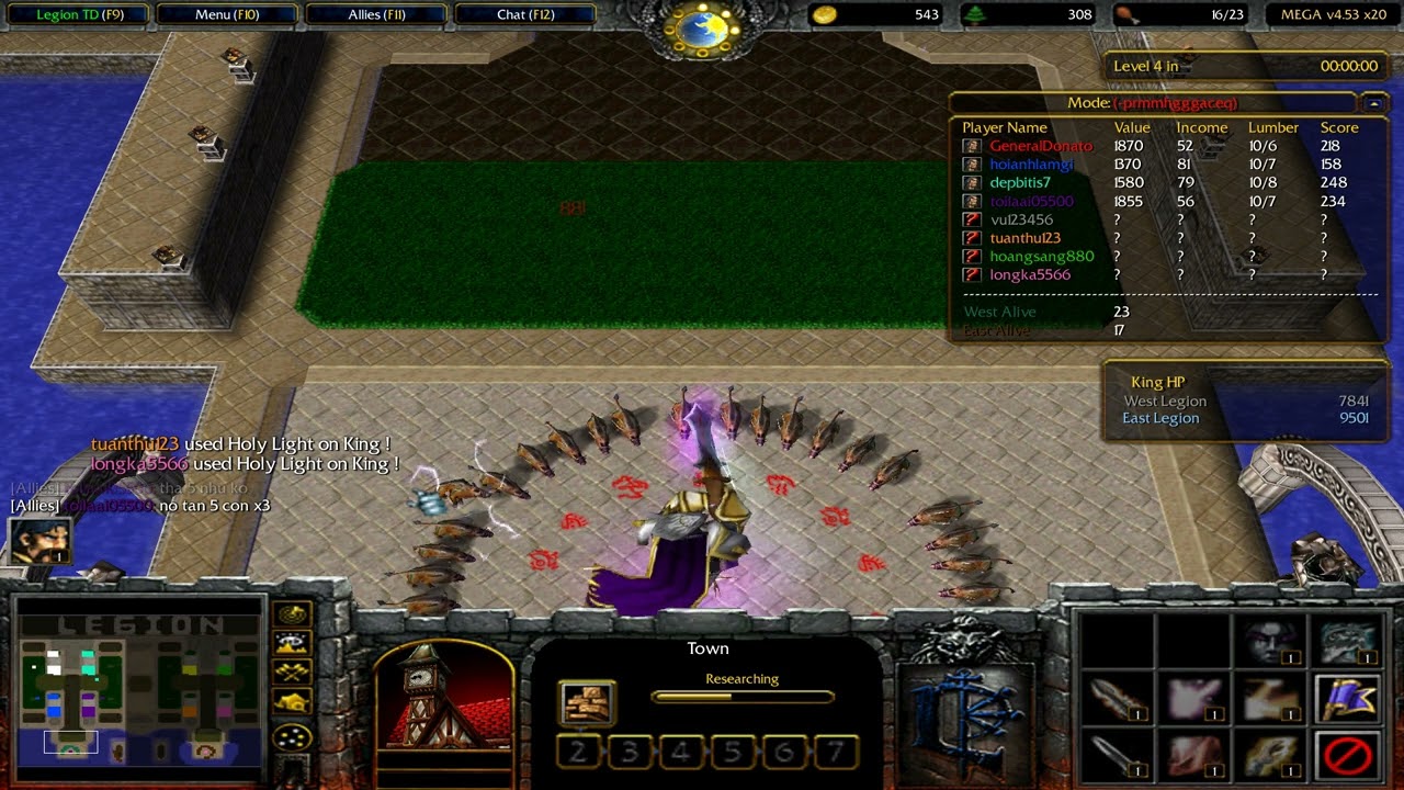 Warcraft 3 - MobaZ Legion TD 4.53 Gameplay #196