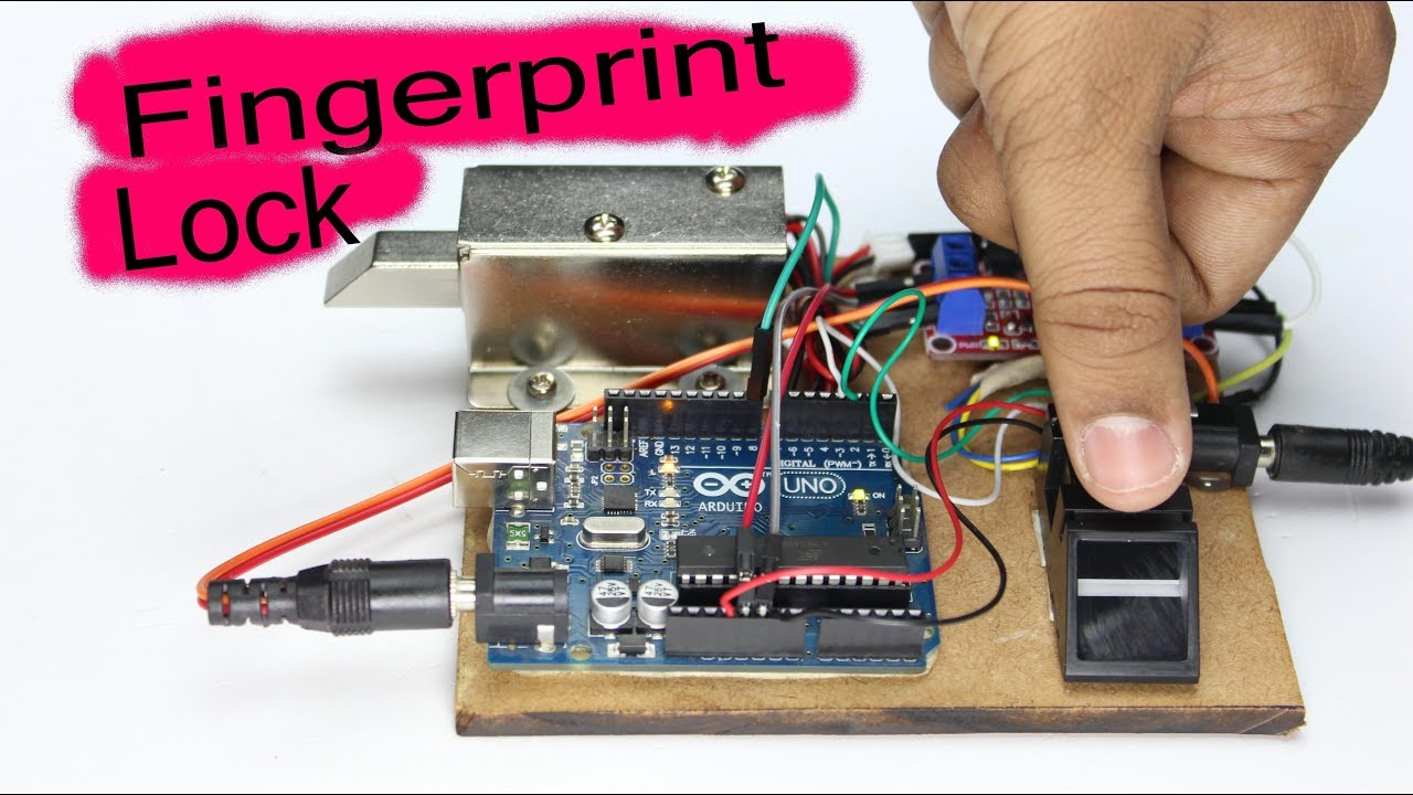 How to Make Electric Fingerprint Door Lock at home