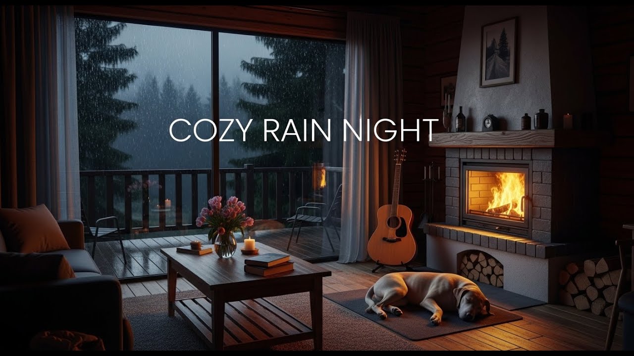 Rain Sounds and Acoustic Guitar Music for Deep Sleep | Relax, Unwind and Stop Overthinking