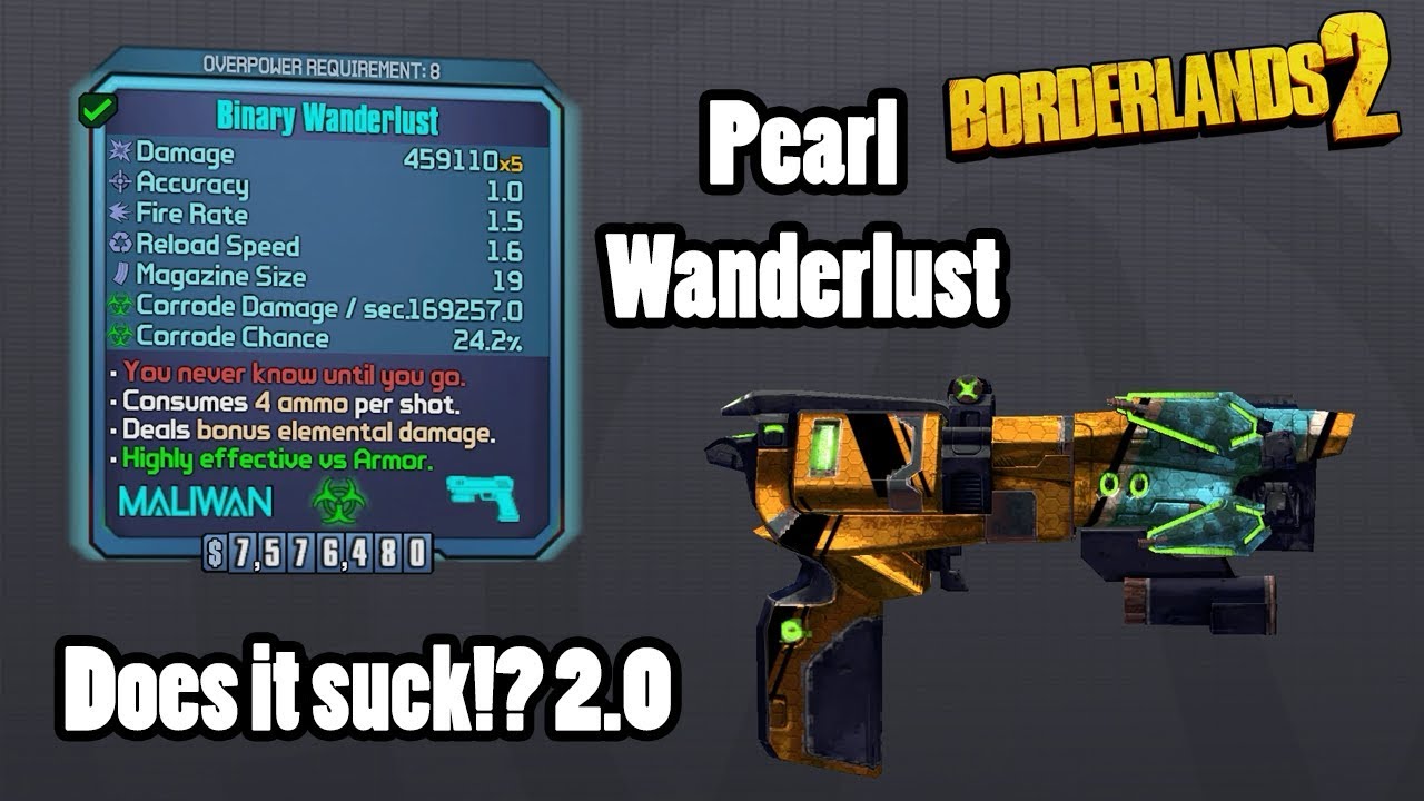 Borderlands 2: Buffed Wanderlust- Does it still suck!?