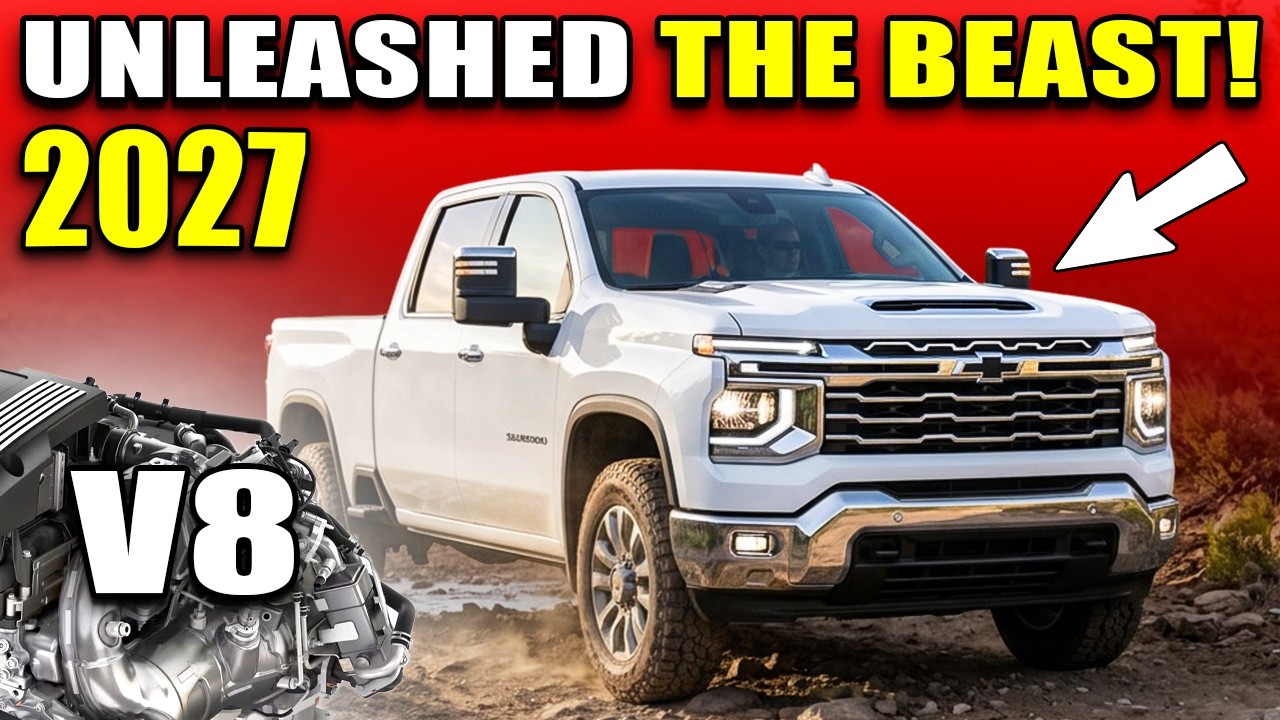 Совершенно новый двигатель V8 для Chevrolet Silverado 2027 года заставляет конкурентов волноваться!