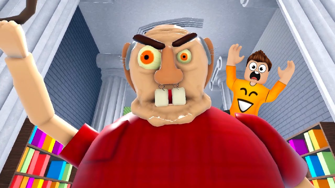 UCIEKAM PRZED STRASZNYM DZIADKIEM w ROBLOX! (Escape Evil Grandpa)