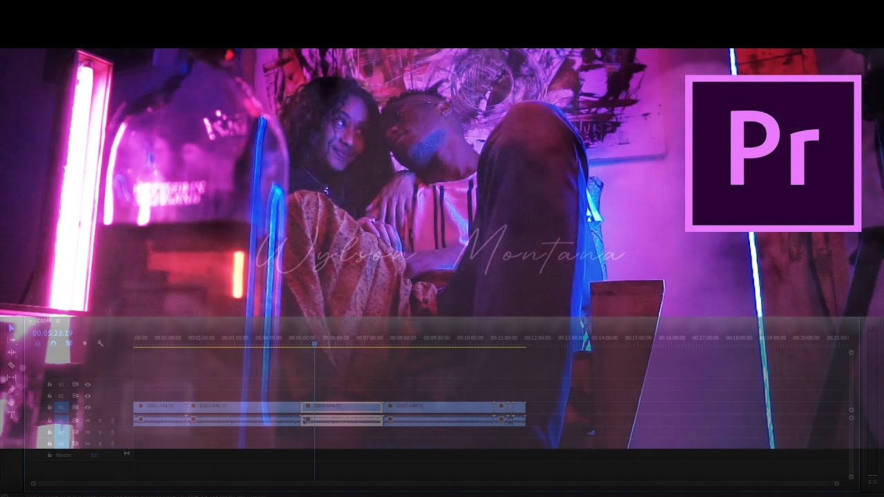 Como editar um videoclip no Adobe premiere pro! Para iniciantes.