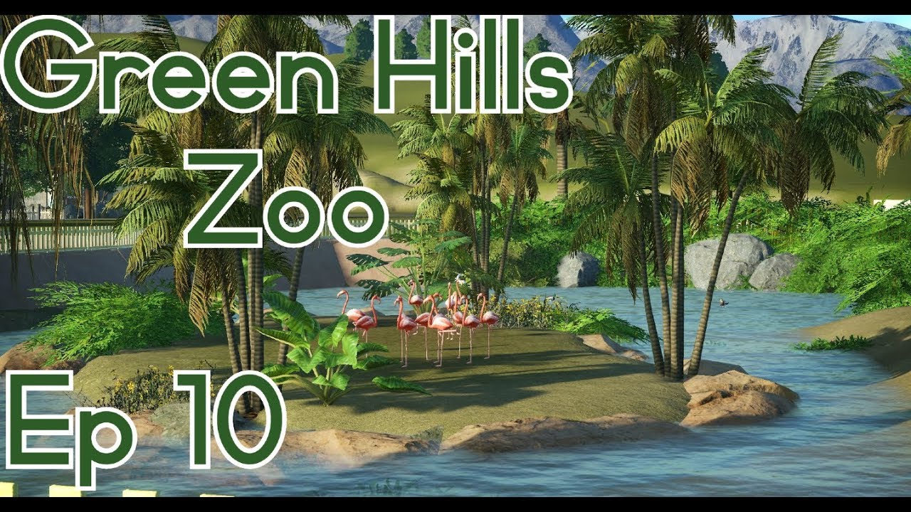 Flamingo Exhibit! | Green Hills Zoo | Planet Coaster Zoo Build Ep. 10
