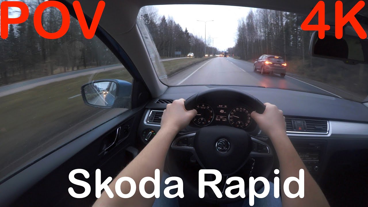 4K POV 2015 Skoda Rapid Spaceback Drive + Quick Review - PointOfViewCars
