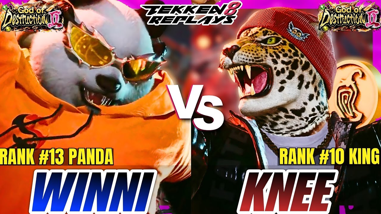 Tekken 8 - Winni (Panda) vs Knee (King) - Epic Ranked Match