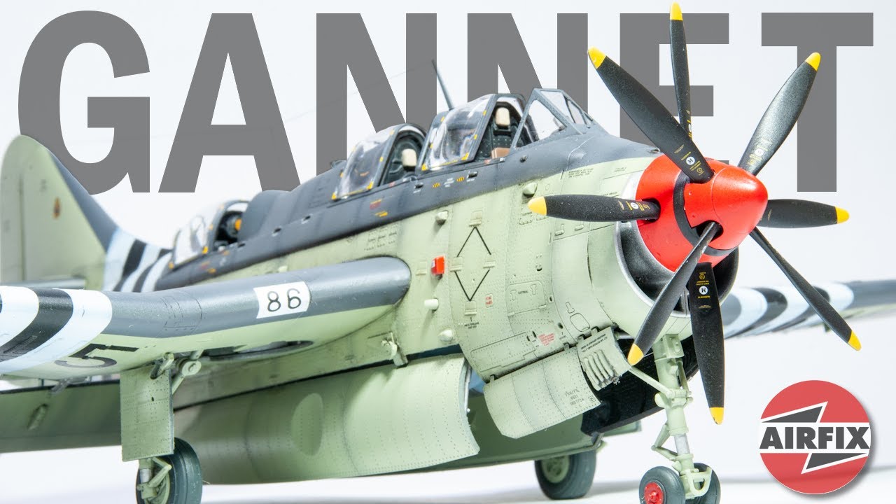 Совершенно новая модель Fairey Gannet от Airfix в масштабе 1:48 | Полная сборка | HD