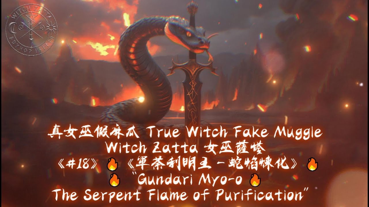 《#18》🔥《軍荼利明王－蛇焰煉化》🔥🔥 “Gundari Myōō — Serpent Flame Purification”🔥