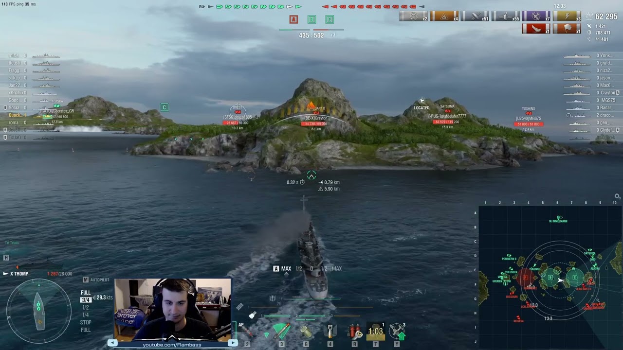 Личный рекорд Тромпа — World of Warships
