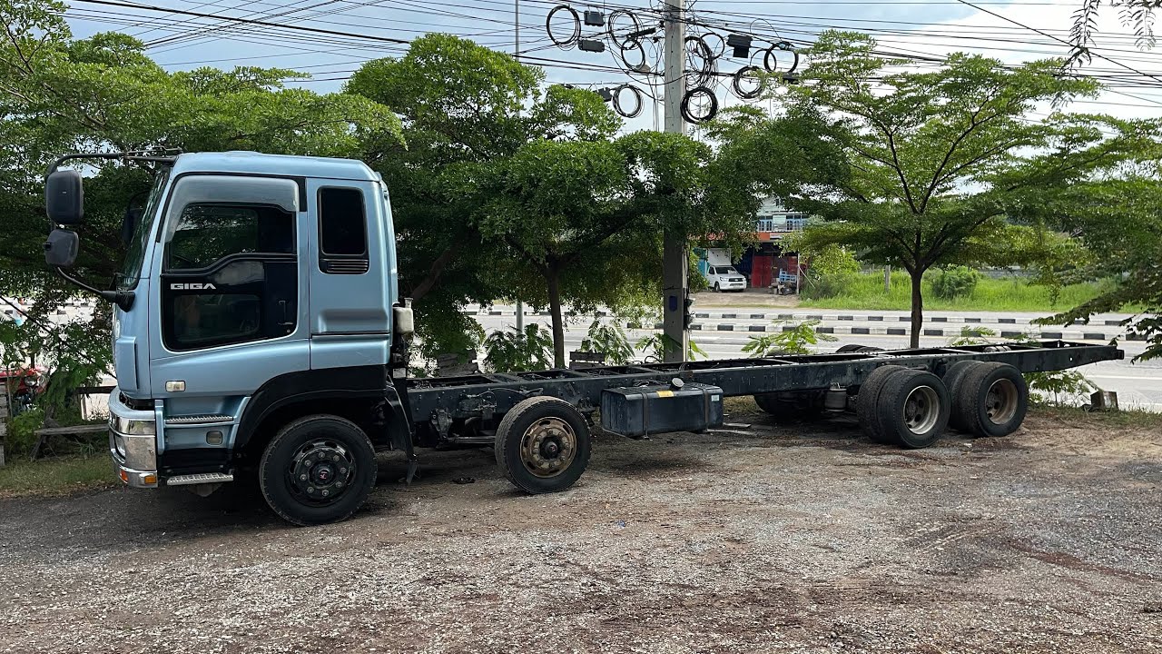 รีวิวIsuzu จีก้า12ล้อแท่นเตี้ยถุงลมเครื่อง6uz380เกียร์7สปีด 720,000พร้อมทะเบียน
