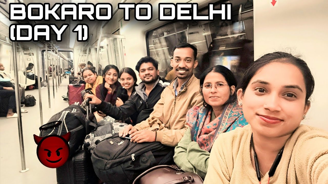 Train Journey Vlog | Bokaro to Delhi Day 1 with Maa & Cousins 😍🚆