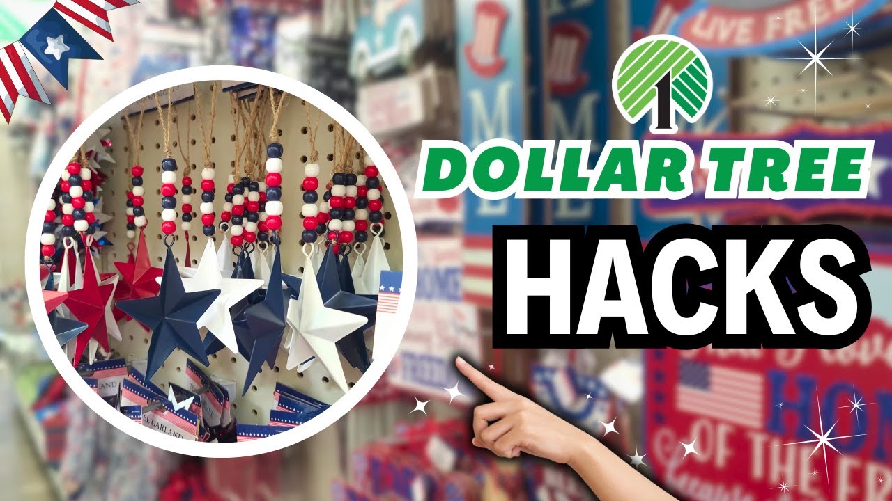 5 Easy Dollar Tree DIYs | Budget-Friendly 4th of July Projects