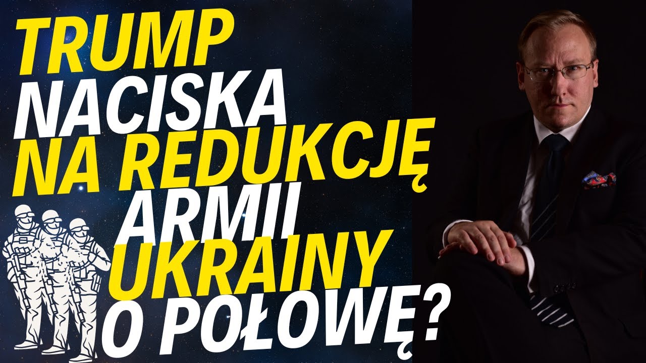 Trump naciska na redukcję armii Ukrainy o połowę? 28-punktowy plan pokojowy
