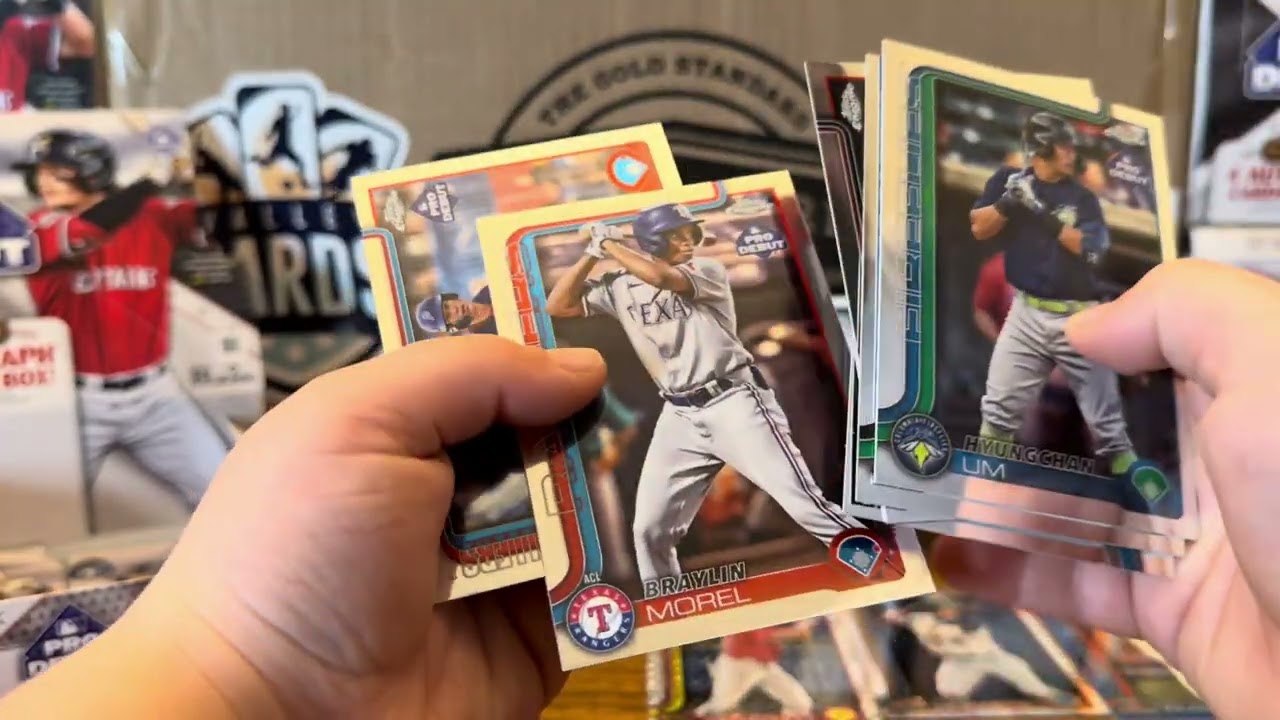 2025 Topps Pro Debut (Золотой автограф, Оранжевый и другие!) (коробка 1 из 2) #topps #toppsbaseba...