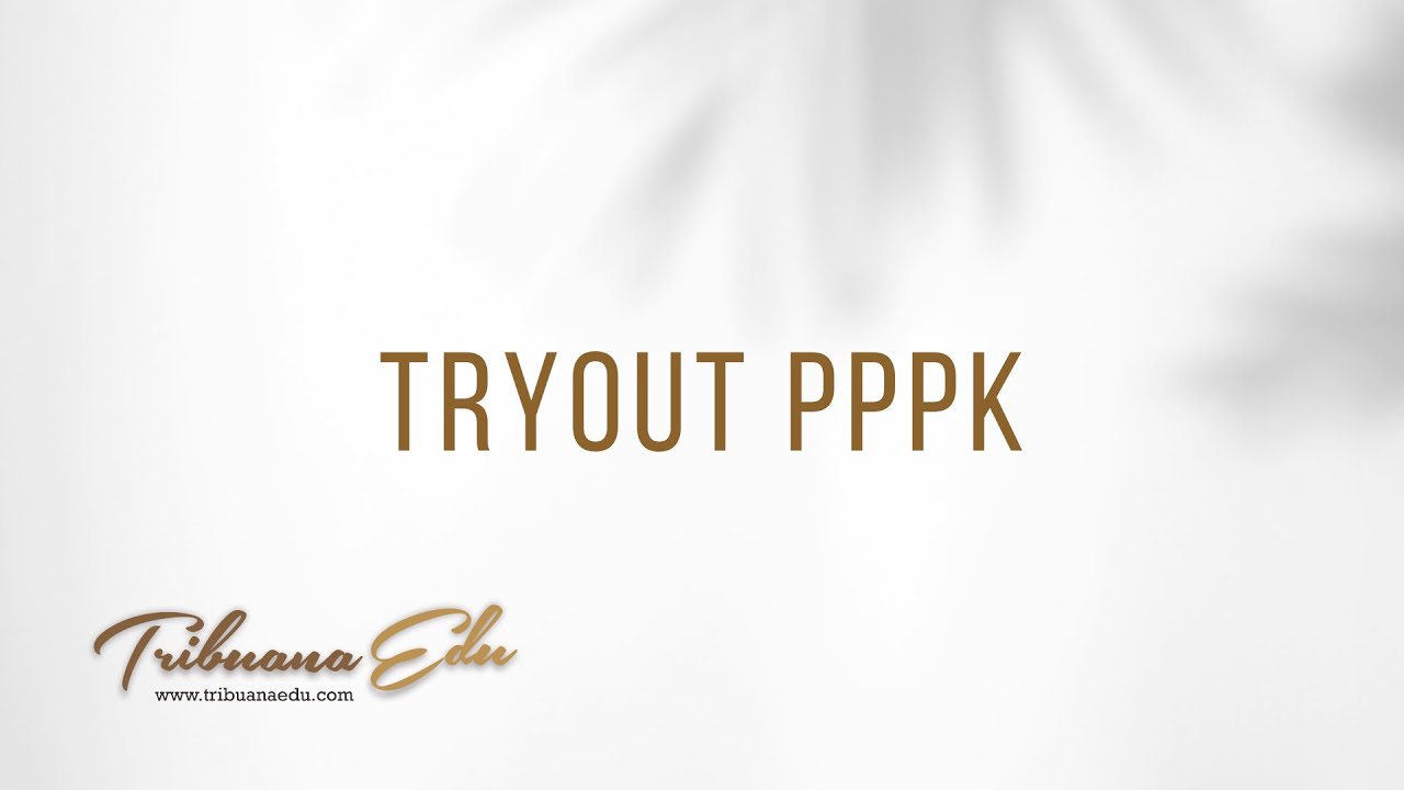 TRYOUT PPPK 2023