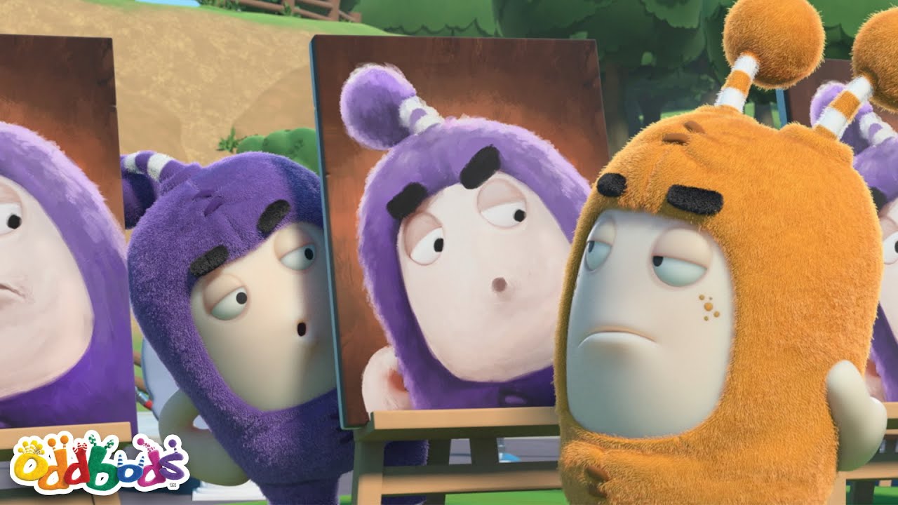 Pogo’s Crazy Art Becomes Famous! 🎨😱 | Oddbods | Kids Tv Shows