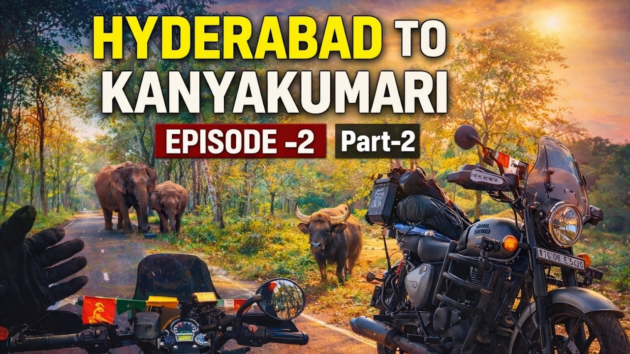 HYDERABAD TO KANYAKUMARI || EPISODE -2 PART - 2 || ROYAL ENFIELD CLASSIC 350 || SOUTH INDIA ||
