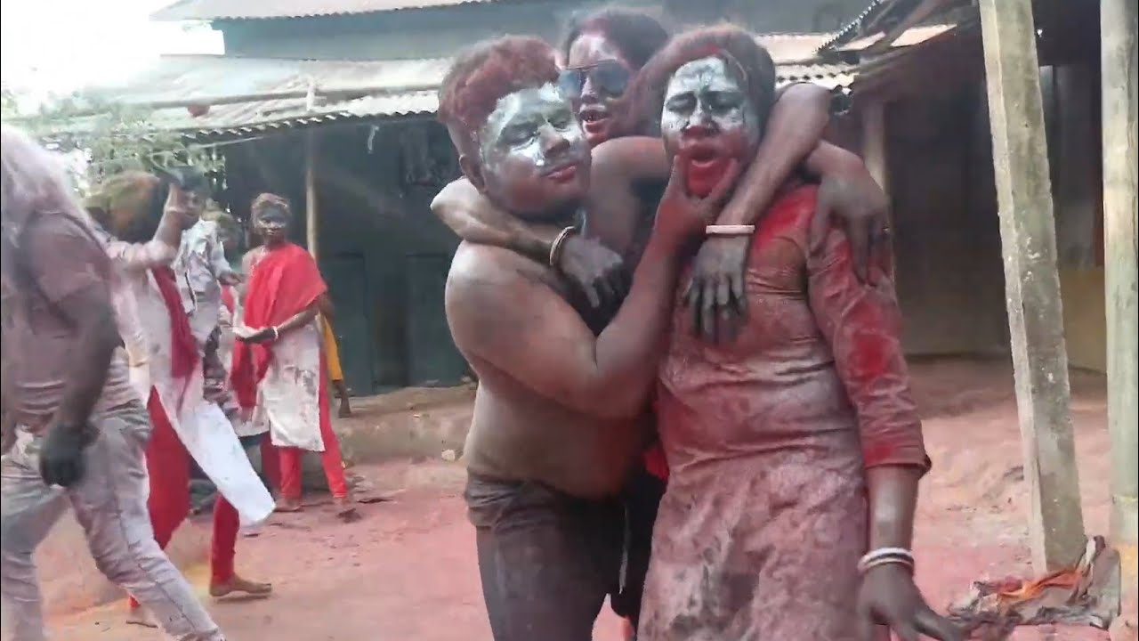 holi putai in bhabhi/Gao Ke Holi video/family Holi video/Holi Vlog 2023/silver Holi/Holi putai