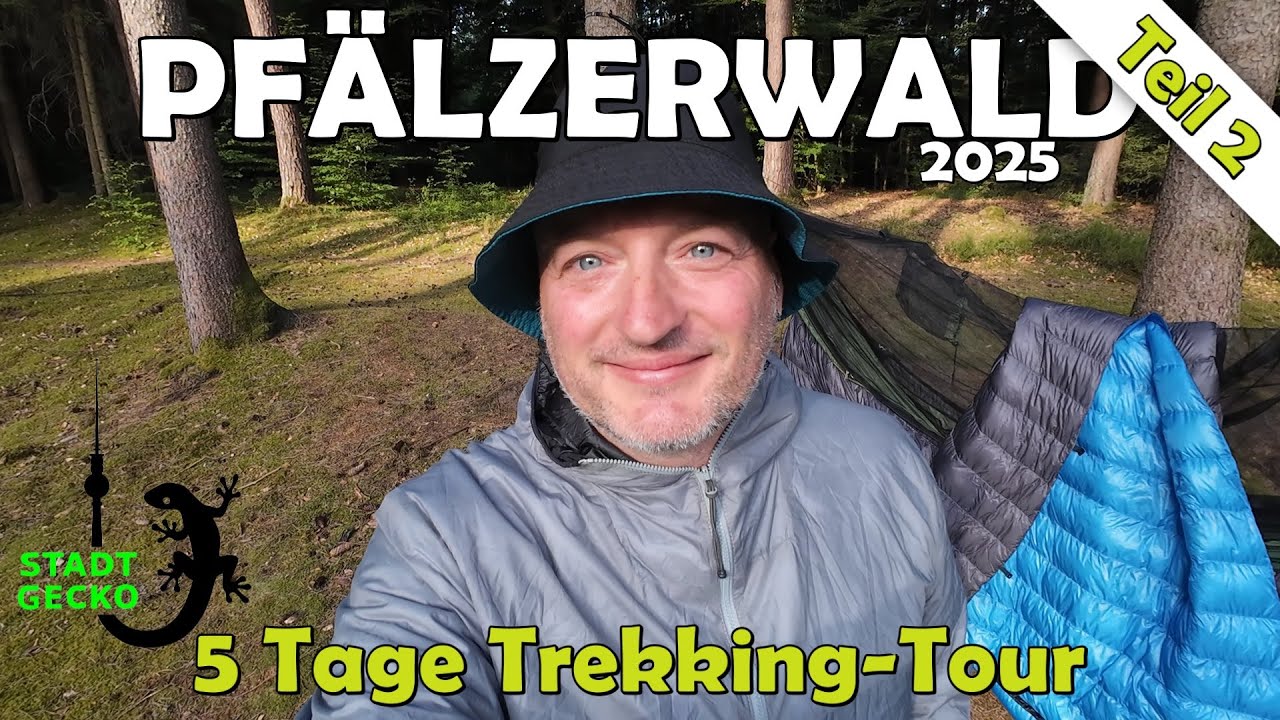 5 Tage duch den Pfälzerwald | Teil 2 | Trekking-Tour 2025 | stadtgecko.de 🦎