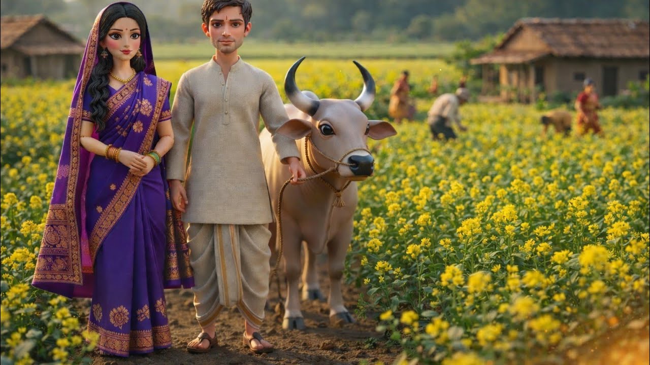 Village Doll Cooking Challenge 🌾 | Sarson Ke Khet Mein Special Recipe
