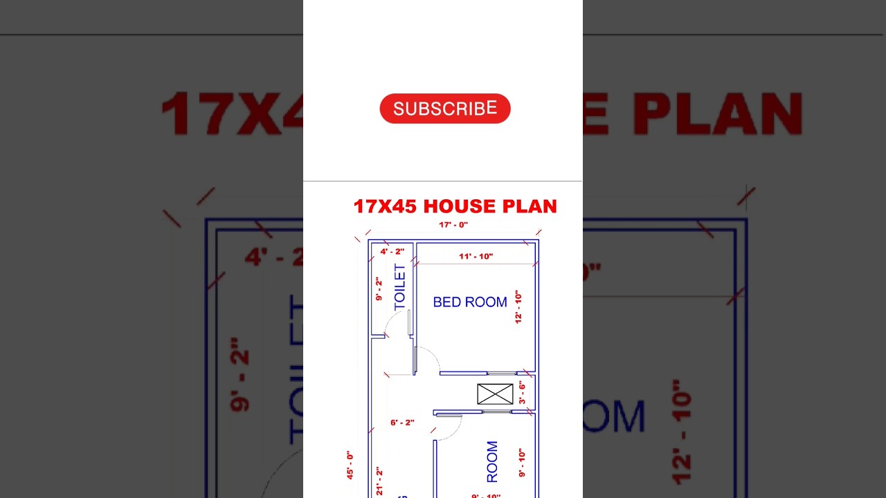 17x45 House Plan | 17x45 House  Plan East Face #homedesign #homeplan #youtubeshorts