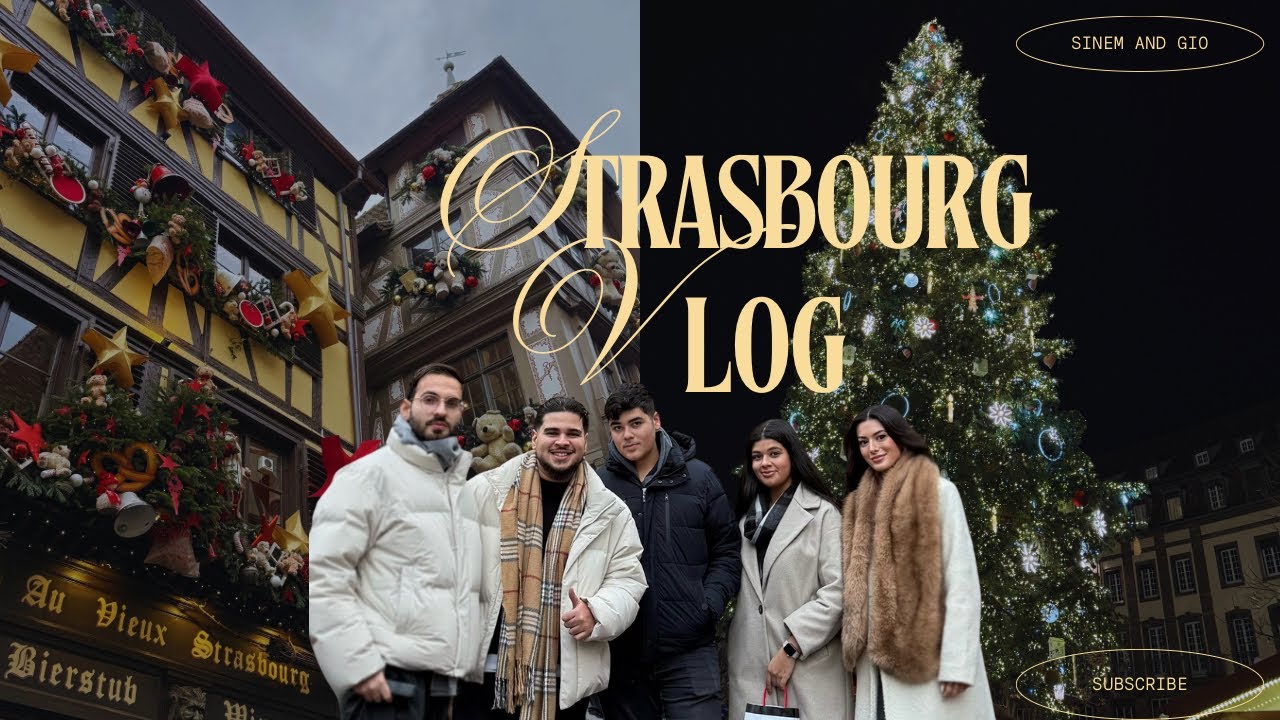 Avrupa’da Noel böyle yaşanıyor | Strasbourg – Avrupa’nın en güzellerinden 🎄✨