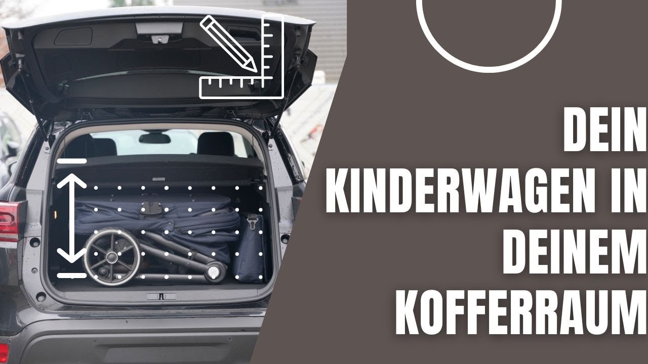 Du hast Dich für einen Kinderwagen entscheiden und fragst Dich, ob er in Deinen Kofferraum passt?