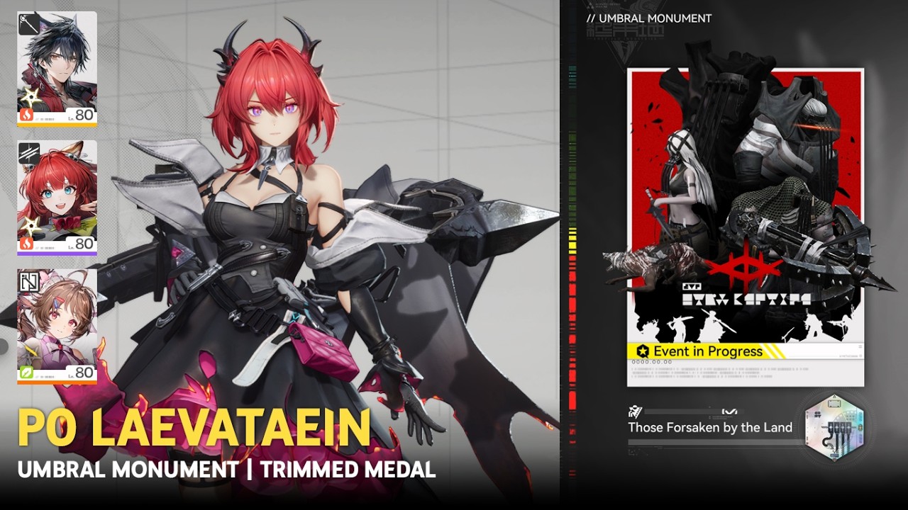 P0 Laevatain  | Umbral Monument : Those Those Forsaken by the Land | Arknight Enfield