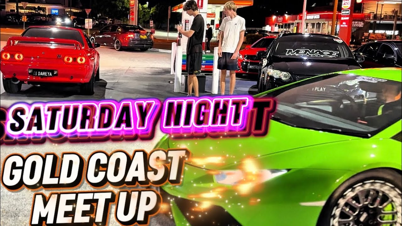 GOLD COAST MEET UP... Crazy mix of cars catch up on the GC inc 7sec Streeters. Just what I needed🤙🏻